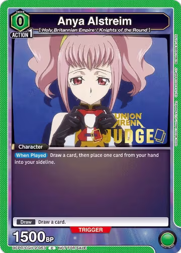 Anya Alstreim (Judge Pack) (UEPR/CGH-2-053), Union Arena Promotion Cards — Union Arena card price