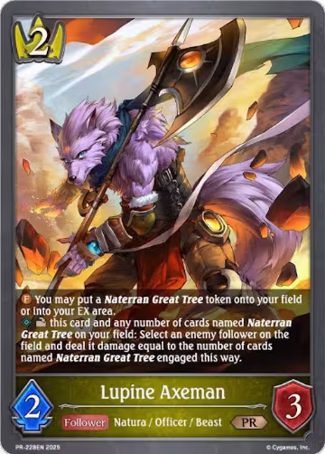 Lupine Axeman (PR-228EN), Shadowverse: Evolve Promo Cards — Shadowverse card price