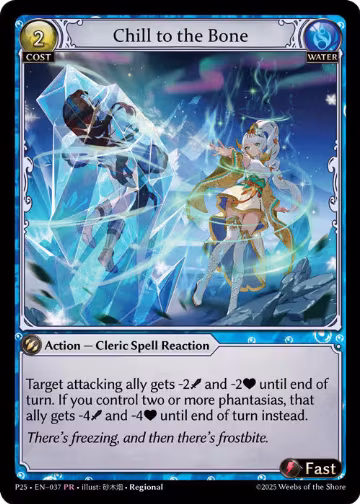 Chill to the Bone (037), Promotional Cards — Grand Archive card price