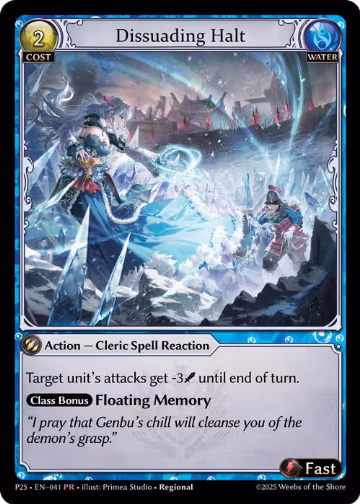 Dissuading Halt (041), Promotional Cards — Grand Archive card price