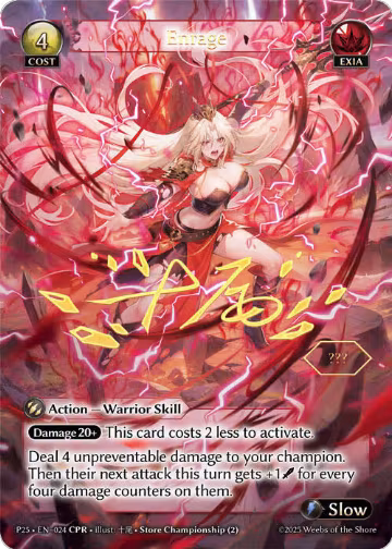 Enrage (CPR) (024), Promotional Cards — Grand Archive card price