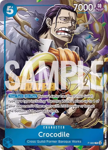 Crocodile (Store 2-on-2 Battle 2025 Winner) (P-082), One Piece Promotion Cards — One Piece card price