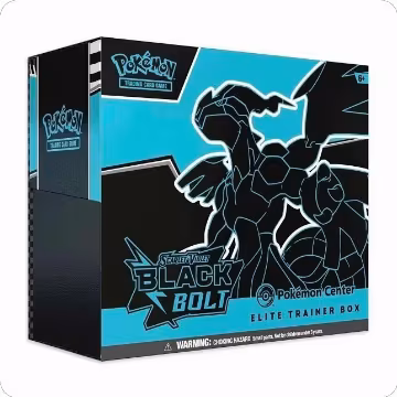 Black Bolt Pokemon Center Elite Trainer Box (Exclusive), Black Bolt — Pokémon sealed product price