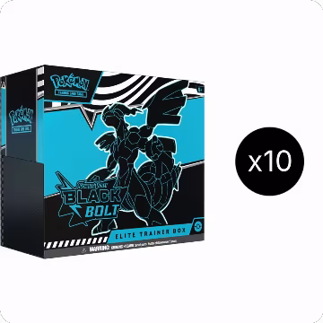 Black Bolt Elite Trainer Box Case, Black Bolt — Pokémon sealed product price