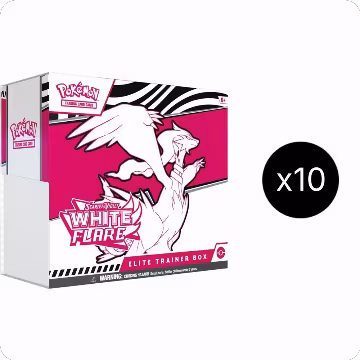White Flare Elite Trainer Box Case, White Flare — Pokémon sealed product price