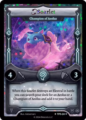 Soarlet - Champion of Aeolus (TP3-24), Organized Play Series 3 — Elestrals card price