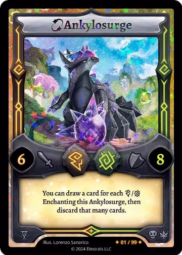 Ankylosurge (Serialized), Organized Play Series 3 — Elestrals card price