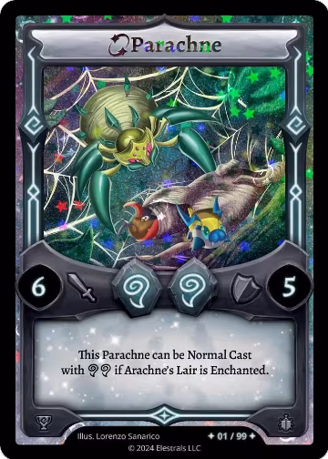 Parachne (Serialized), Organized Play Series 3 — Elestrals card price