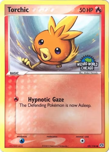 Torchic (Wizard World Chicago) (69/106), Miscellaneous Cards & Products — Pokémon card price