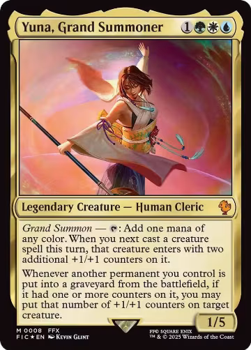 Yuna, Grand Summoner (8), Commander: FINAL FANTASY — Magic card price