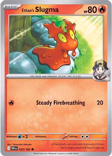 Ethan's Slugma (035/182), Destined Rivals — Pokémon card price