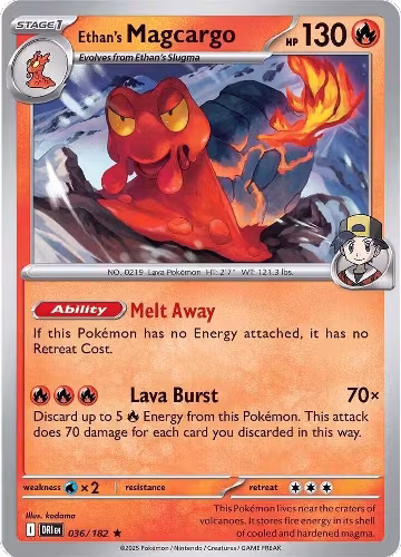 Ethan's Magcargo (036/182), Destined Rivals — Pokémon card price
