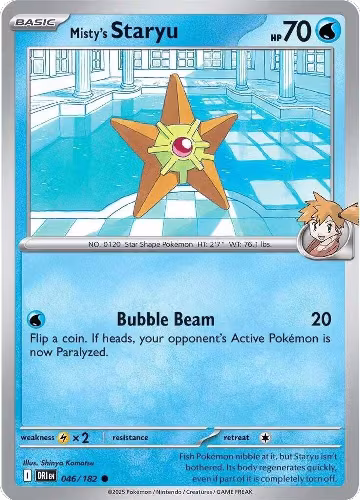 Misty's Staryu (046/182), Destined Rivals — Pokémon card price