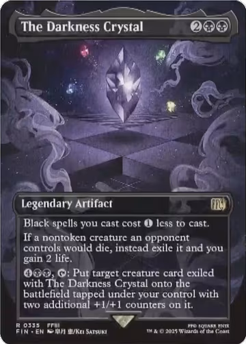 The Darkness Crystal (Borderless) (335), FINAL FANTASY — Magic card price