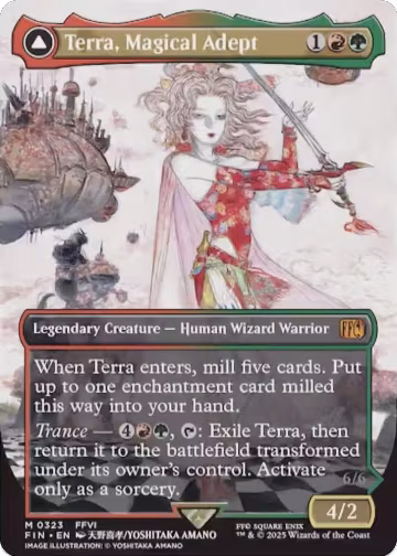 Terra, Magical Adept (Borderless) (323), FINAL FANTASY — Magic card price