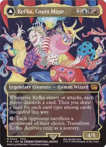 Kefka, Court Mage (0322) (Borderless) (322), FINAL FANTASY — Magic card price