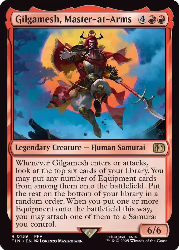 Gilgamesh, Master-at-Arms (139), FINAL FANTASY — Magic card price