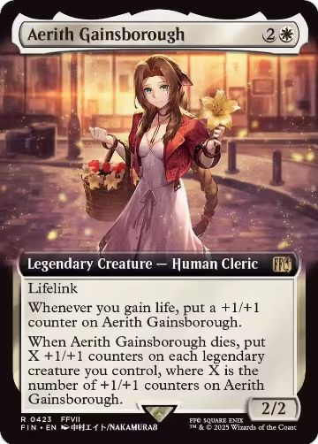 Aerith Gainsborough (Extended Art) (423), FINAL FANTASY — Magic card price