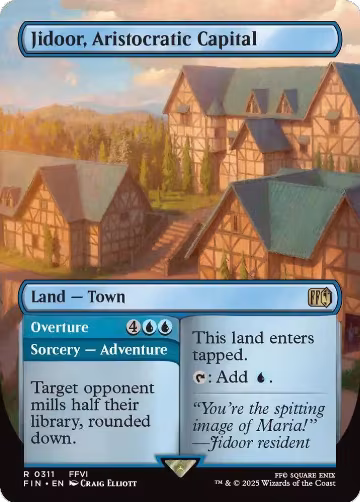 Jidoor, Aristocratic Capital (Borderless) (311), FINAL FANTASY — Magic card price