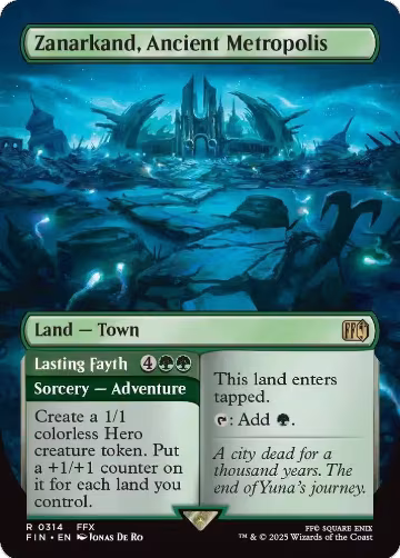 Zanarkand, Ancient Metropolis (Borderless) (314), FINAL FANTASY — Magic card price
