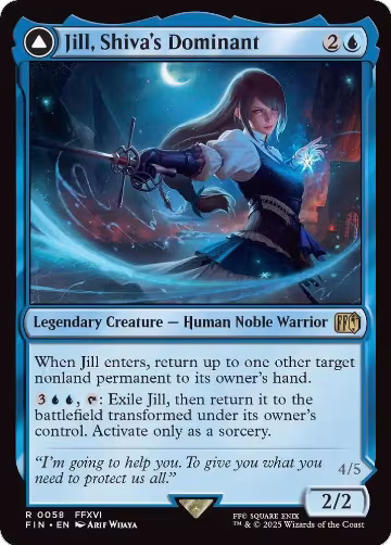 Jill, Shiva's Dominant (58), FINAL FANTASY — Magic card price