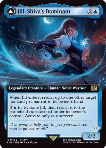 Jill, Shiva's Dominant (Extended Art) (438), FINAL FANTASY — Magic card price