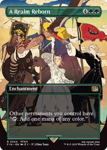 A Realm Reborn (Borderless) (344), FINAL FANTASY — Magic card price