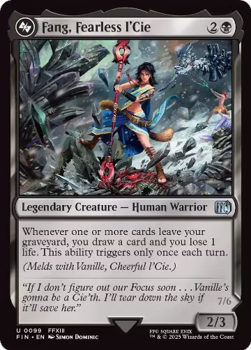 Fang, Fearless l'Cie (99), FINAL FANTASY — Magic card price