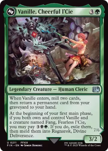 Vanille, Cheerful l'Cie (211), FINAL FANTASY — Magic card price