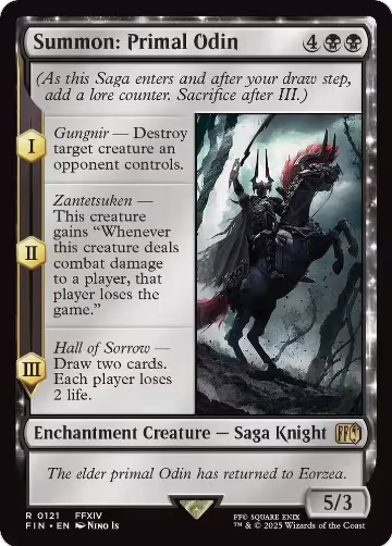 Summon: Primal Odin (121), FINAL FANTASY — Magic card price