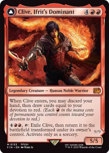 Clive, Ifrit's Dominant (133), FINAL FANTASY — Magic card price