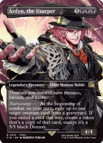 Ardyn, the Usurper (0315) (Borderless) (315), FINAL FANTASY — Magic card price