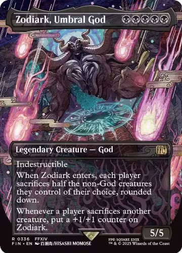 Zodiark, Umbral God (Borderless) (336), FINAL FANTASY — Magic card price