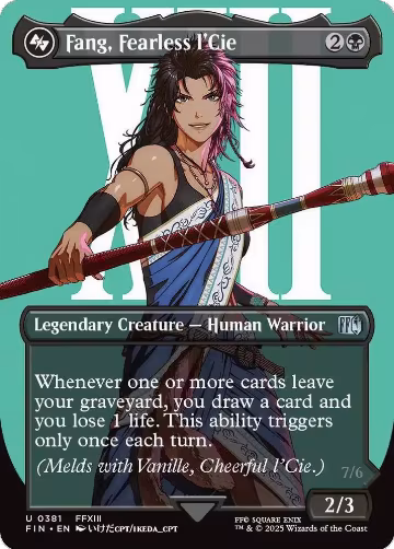 Fang, Fearless l'Cie (Borderless) (381), FINAL FANTASY — Magic card price