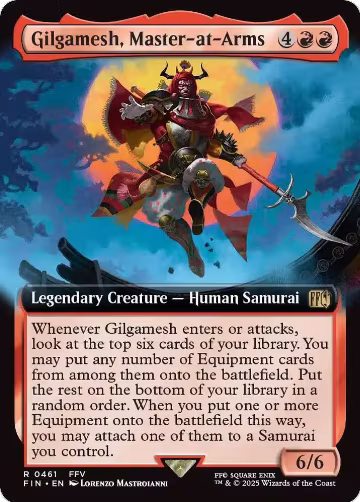 Gilgamesh, Master-at-Arms (Extended Art) (461), FINAL FANTASY — Magic card price