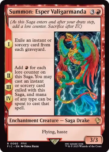 Summon: Esper Valigarmanda (60), Commander: FINAL FANTASY — Magic card price
