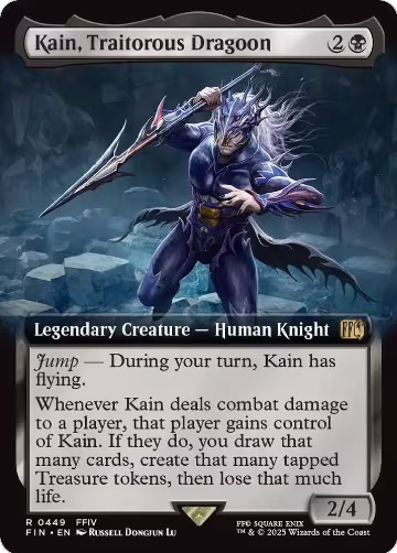 Kain, Traitorous Dragoon (Extended Art) (449), FINAL FANTASY — Magic card price