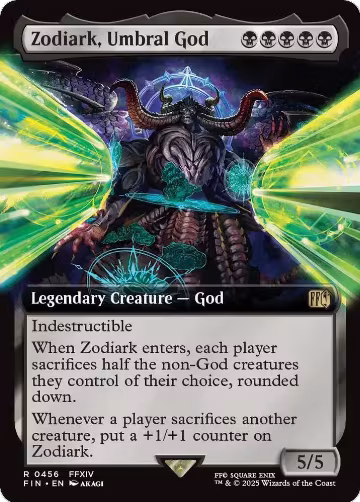Zodiark, Umbral God (Extended Art) (456), FINAL FANTASY — Magic card price