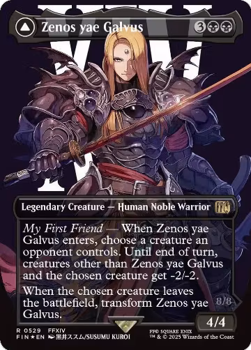Zenos yae Galvus (Borderless) (Surge Foil) (529), FINAL FANTASY — Magic card price