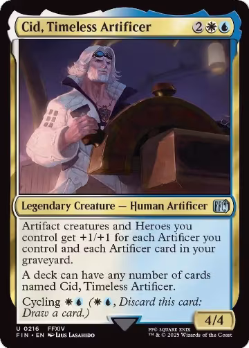 Cid, Timeless Artificer (0216) (216), FINAL FANTASY — Magic card price