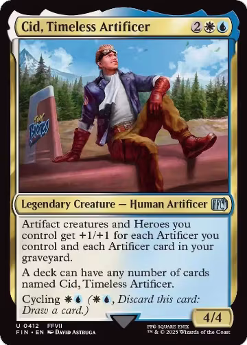 Cid, Timeless Artificer (0412) (412), FINAL FANTASY — Magic card price