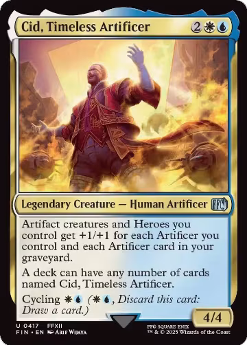 Cid, Timeless Artificer (0417) (417), FINAL FANTASY — Magic card price