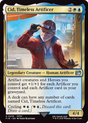 Cid, Timeless Artificer (0419) (419), FINAL FANTASY — Magic card price