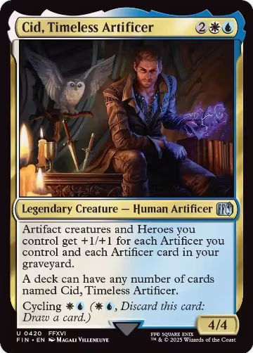 Cid, Timeless Artificer (0420) (420), FINAL FANTASY — Magic card price