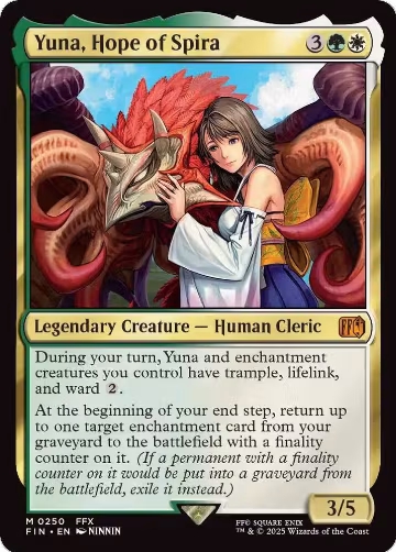 Yuna, Hope of Spira (250), FINAL FANTASY — Magic card price