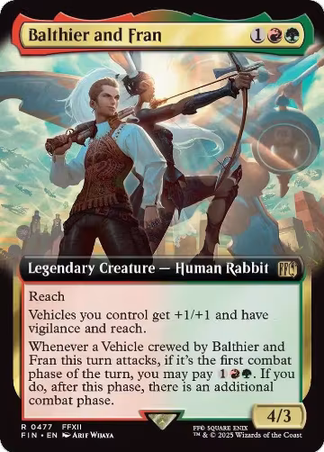 Balthier and Fran (Extended Art) (477), FINAL FANTASY — Magic card price