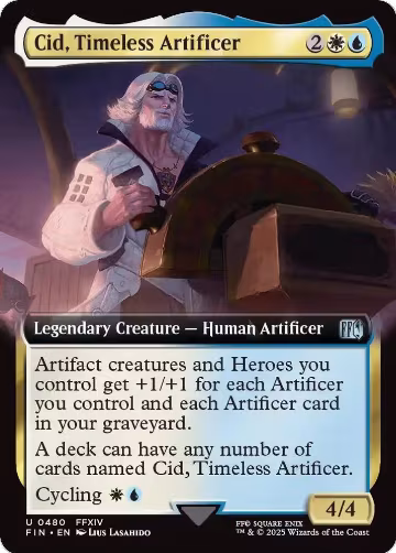 Cid, Timeless Artificer (Extended Art) (480), FINAL FANTASY — Magic card price