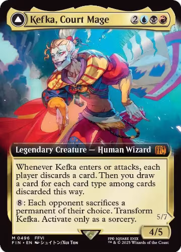 Kefka, Court Mage (Extended Art) (496), FINAL FANTASY — Magic card price