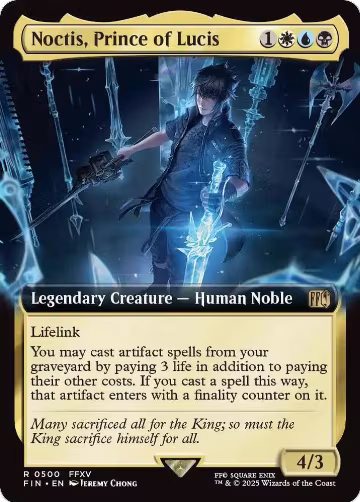 Noctis, Prince of Lucis (Extended Art) (500), FINAL FANTASY — Magic card price