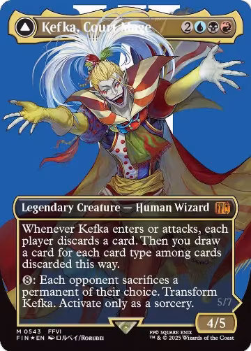 Kefka, Court Mage (0543) (Borderless) (Surge Foil) (543), FINAL FANTASY — Magic card price